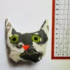 Limey - Speckled Cat Head Pillow Friend - Image 2