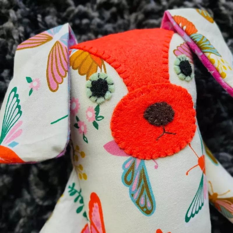 Queenie - Butterfly Dog Rag Doll - Image 2