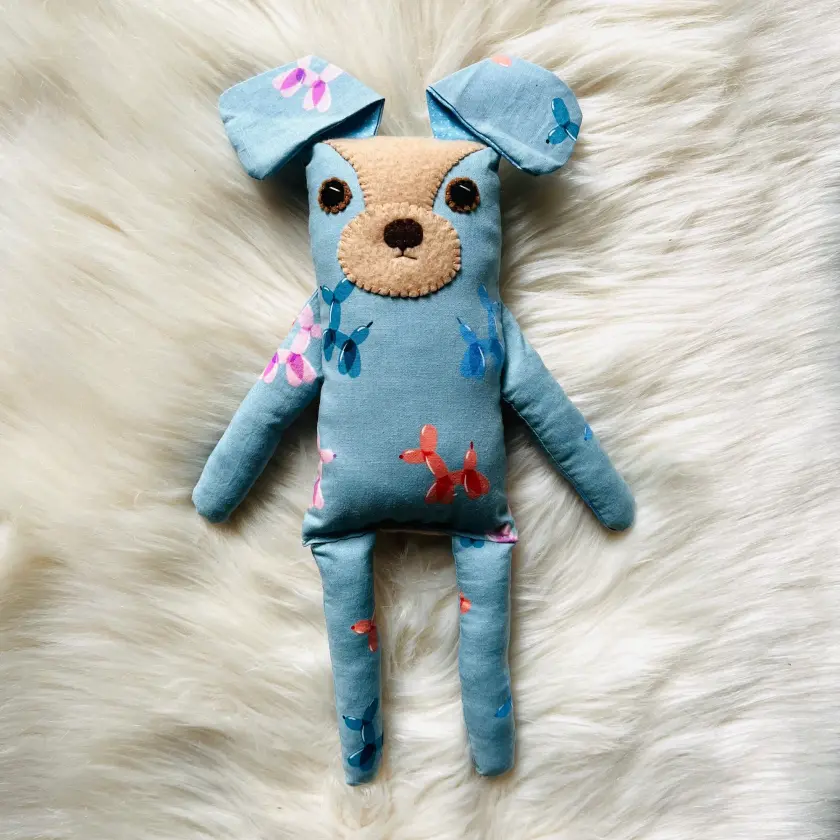 Walter - Balloon Animal Dog Rag Doll