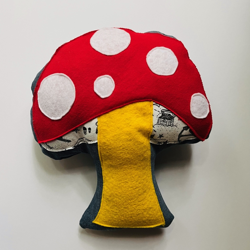 Shroom Bud - Red & White Polka Dot Pirate Mushroom