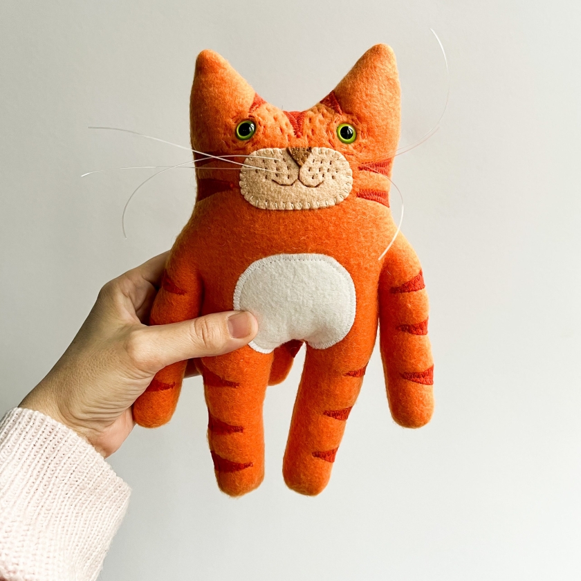Garfield - Upstanding Mini Chonk Orange Tabby Cat Doll