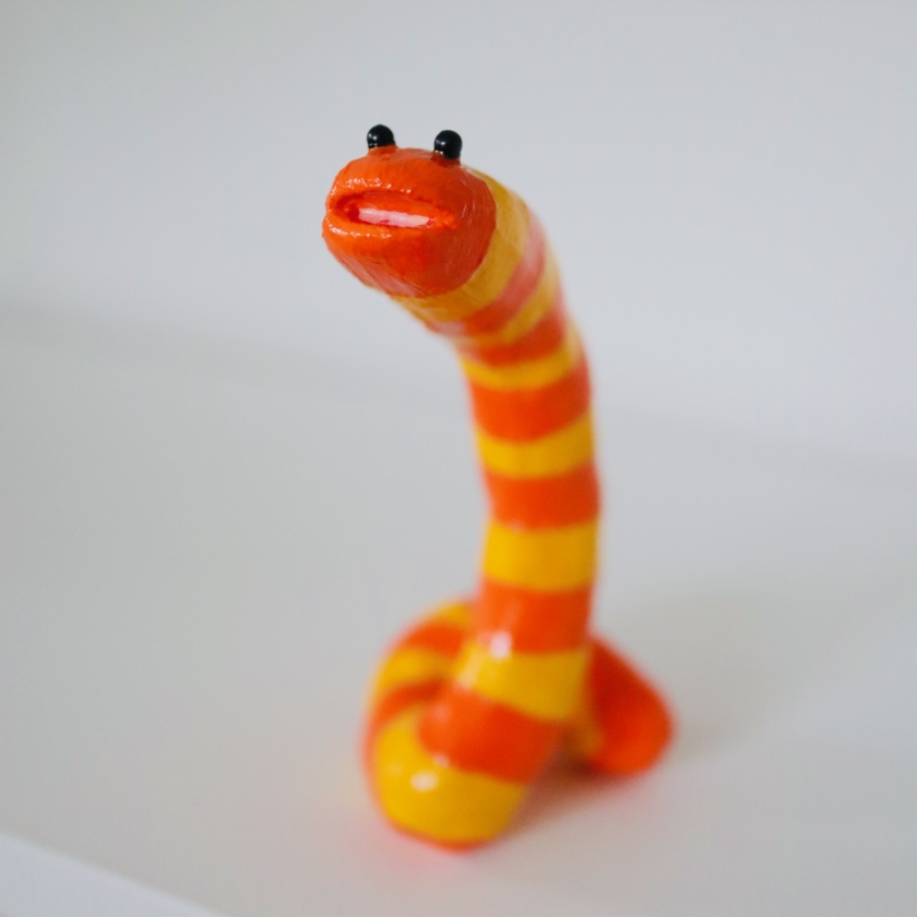 Slimey - Paper Clay Mini Freestanding Sculpture