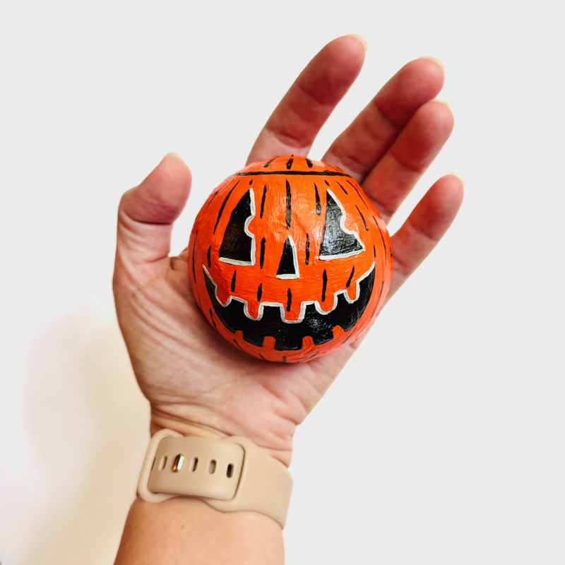 Mini Jack-o-Lanterns - Paper Mache Wall Hanging - Image 13