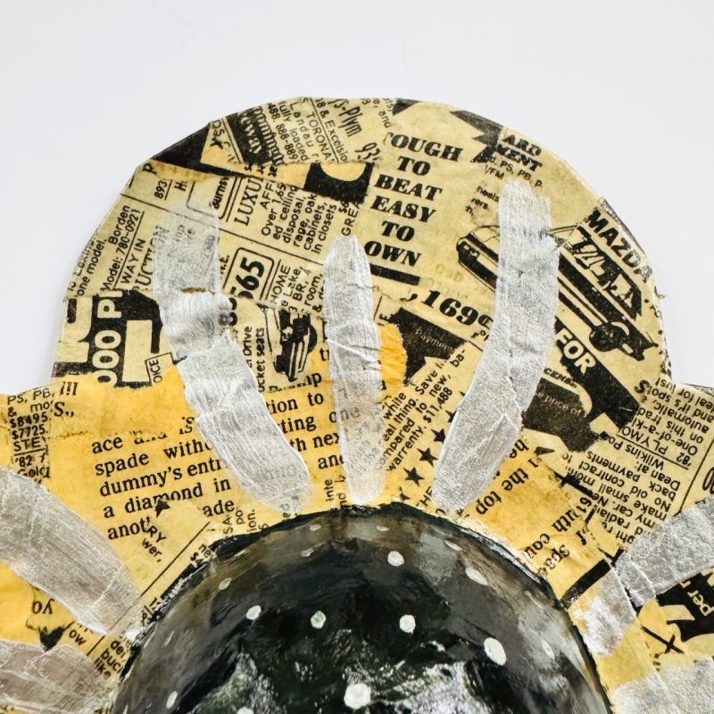 Olympic Flowers - Paper Mache Wall Hanging - Image 7