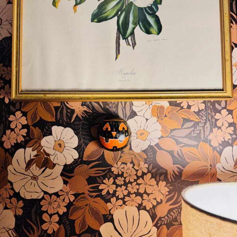 Mini Jack-o-Lanterns - Paper Mache Wall Hanging - Image 10