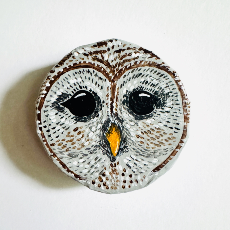 Mini Owls - Paper Mache Wall Hanging - Image 8