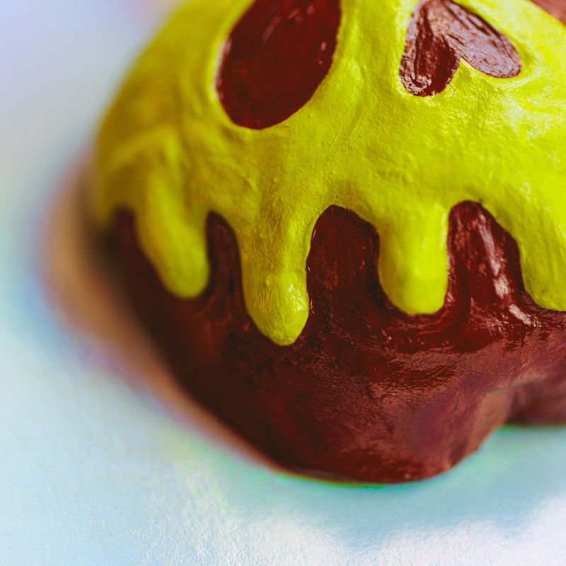 Poison Candy Apple - Clay Snow White Poison Apple Wall Hanging - Image 8