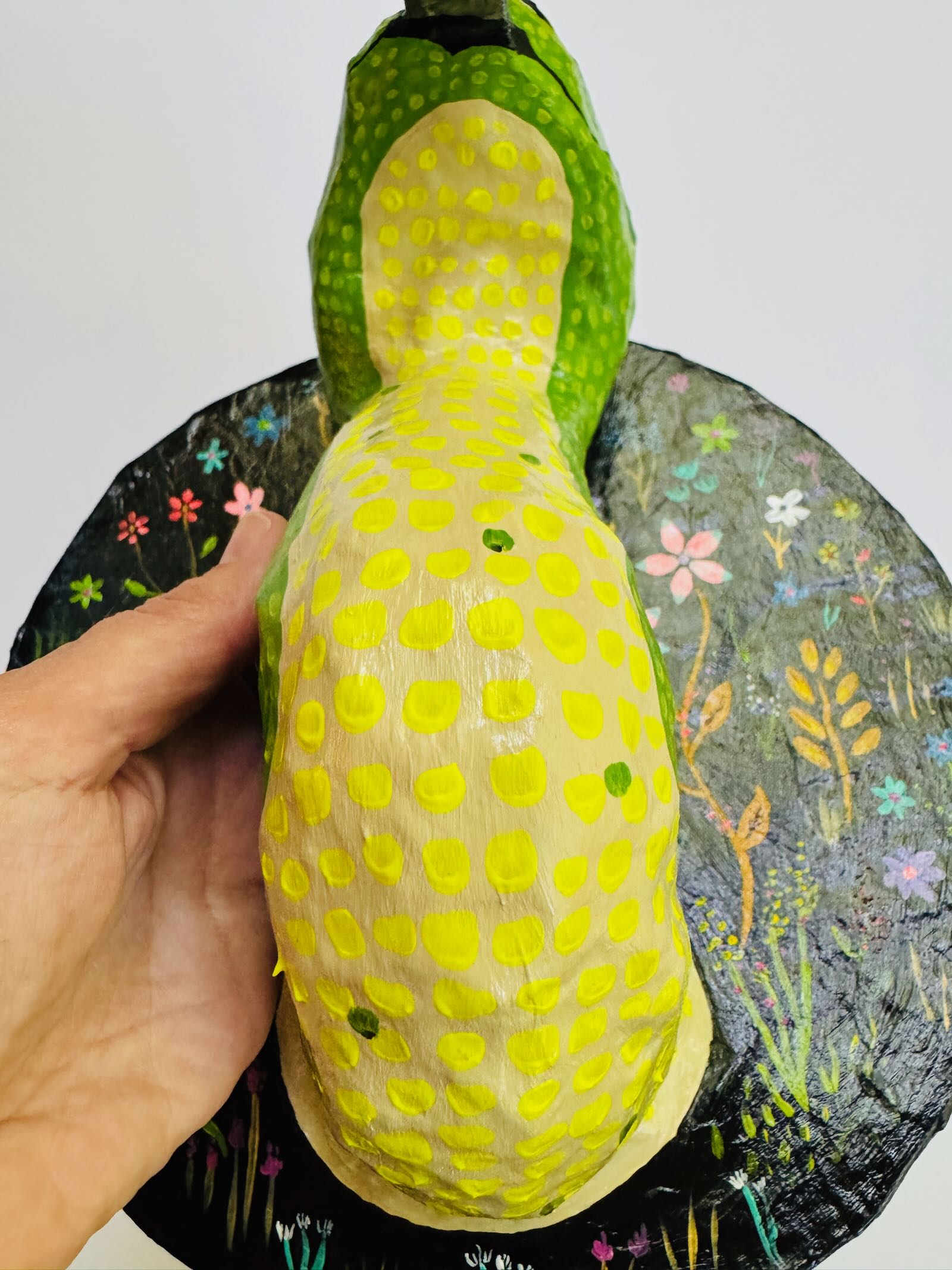 Snakey - Paper Mache Wall Snake Art - Image 13