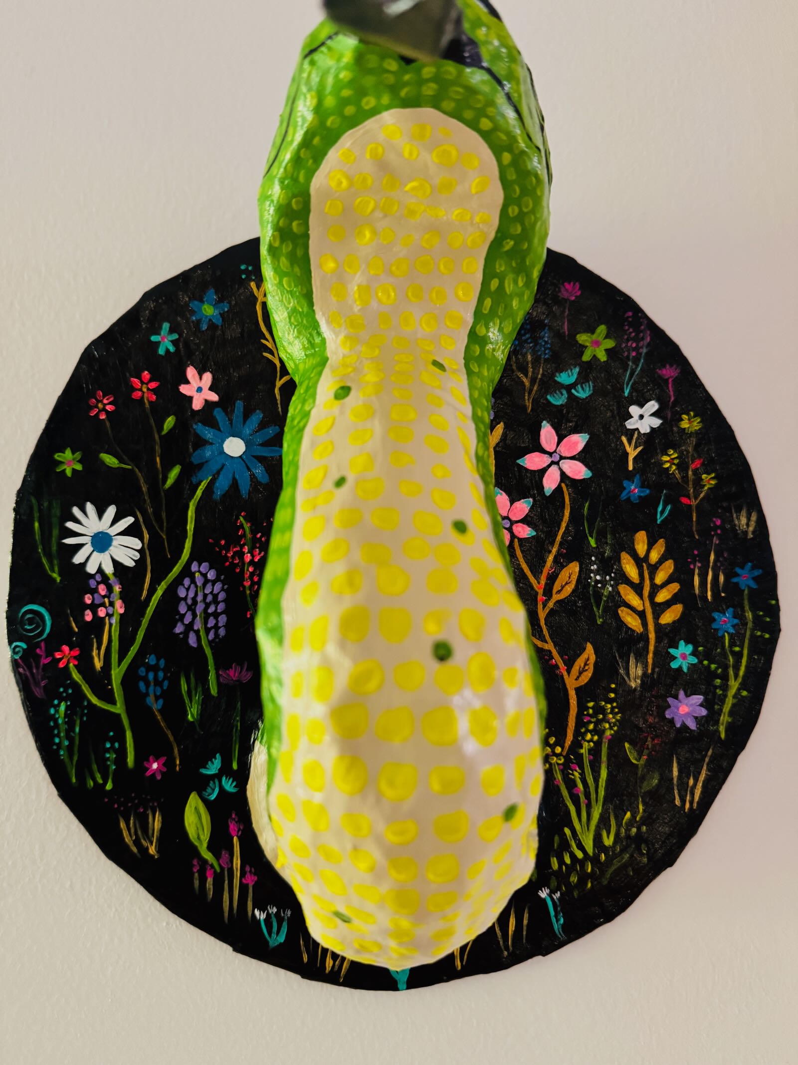 Snakey - Paper Mache Wall Snake Art - Image 15